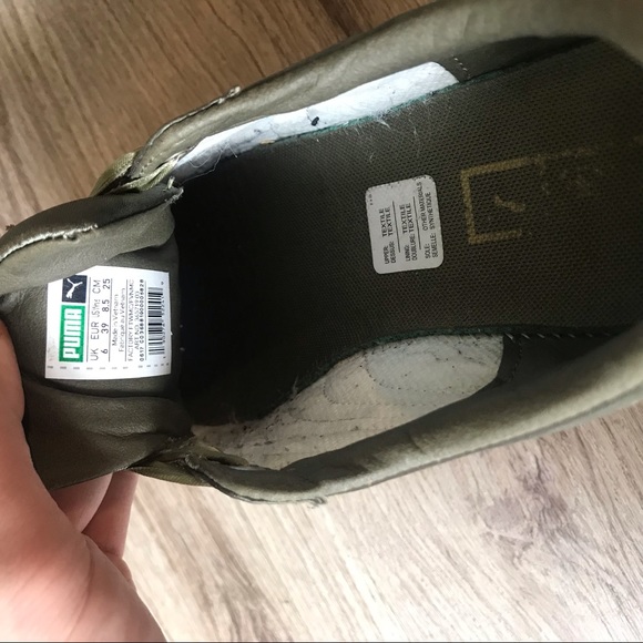 Puma Satin Olive Creeper Sneaker - Picture 5 of 5